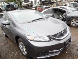 2014 HONDA CIVIC LX 4DR GRAY 1.8L AT A18736